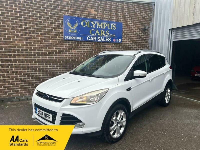2014 Ford Kuga 2.0 Tdci Titanium 2WD Euro 5 5dr in White — image 1