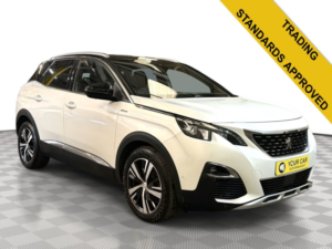 2018 Peugeot 3008 1.5 Bluehdi Gt Line SUV 5dr Diesel Eat Euro 6 (s/s) (130 Ps) in White — image 2