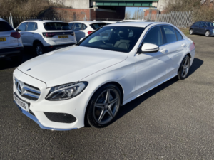 2017 Mercedes-Benz C Class 2.1 C250d Amg Line in White — image 2