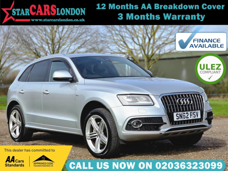 2012 Audi Q5 2.0 Tfsi S Line Plus Tiptronic Quattro Euro 5 (s/s) 5dr in Silver — image 1