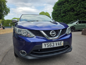 2014 Nissan Qashqai 1.2 Dig-T Acenta Premium 2WD Euro 5 (s/s) 5dr in Blue — image 3