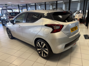 2022 Nissan Micra 1.0 Ig-T Tekna Hatchback 5dr Petrol Xtron Euro 6 (s/s) (92 Ps) in Silver — image 3