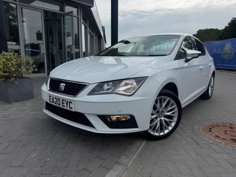 2020 SEAT Leon 1.0 Tsi Se Dynamic Euro 6 (s/s) 5dr in White — image 1