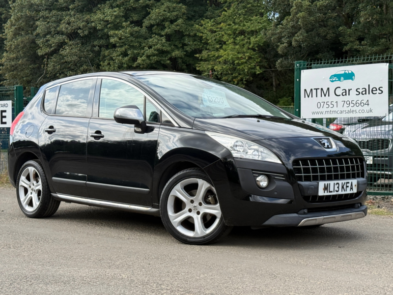 2013 Peugeot 3008 2.0 Hdi Allure SUV 5dr Diesel Auto Euro 5 (163 Ps) in Black — image 1