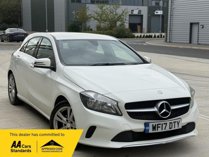 2017 Mercedes-Benz A Class 1.6 A160 Sport Euro 6 (s/s) 5dr in White — image 1