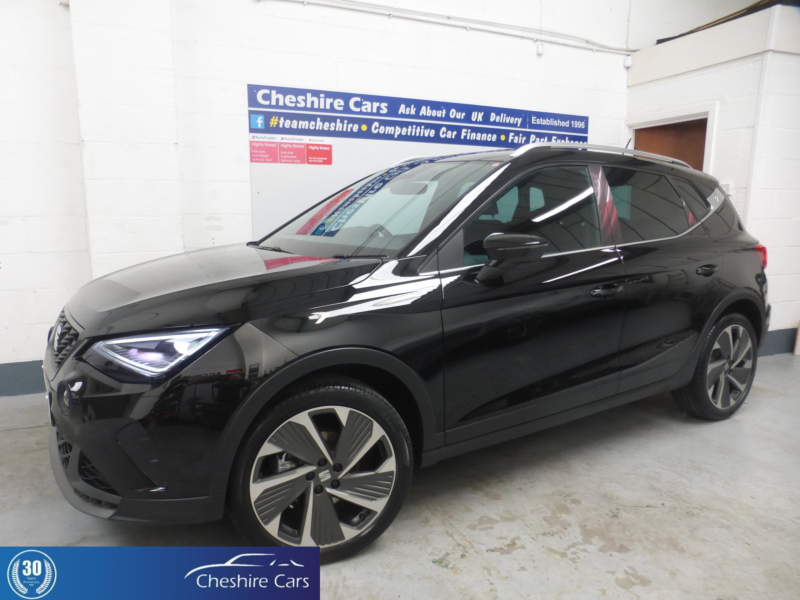 2021 SEAT Arona 1.0 Tsi Fr Sport SUV 5dr Petrol DSG Euro 6 (s/s) (110 Ps) in Black — image 1