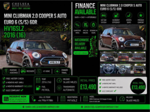 2016 MINI Clubman 2.0 Cooper S Auto Euro 6 (s/s) 6dr in Red — image 2