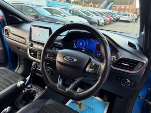 2022 Ford Puma 1.0t Ecoboost Mhev St-Line X Euro 6 (s/s) 5dr in Blue — image 3