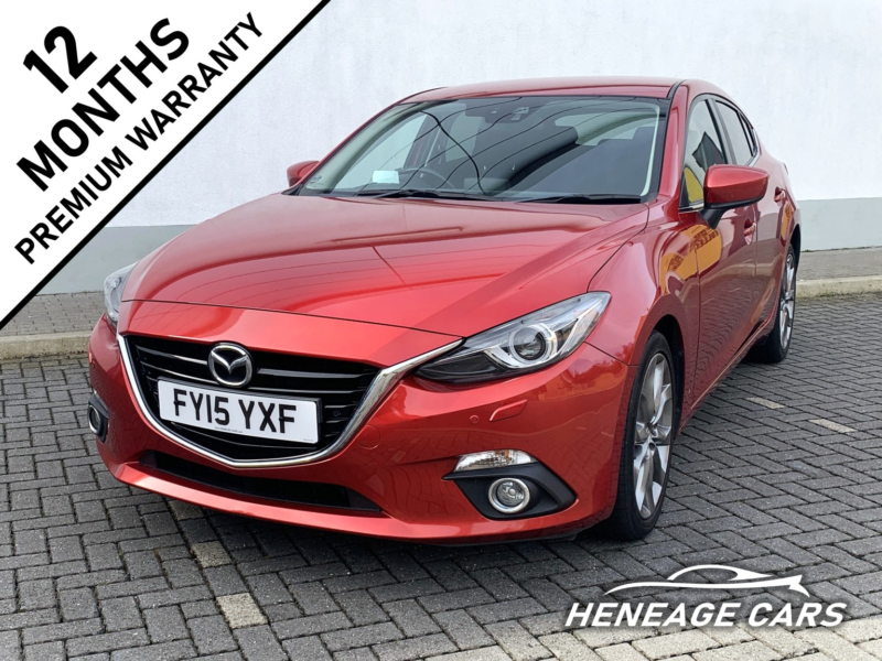 2015 Mazda Mazda3 2.0 Skyactiv-G Sport Nav 5-Door in Red — image 1