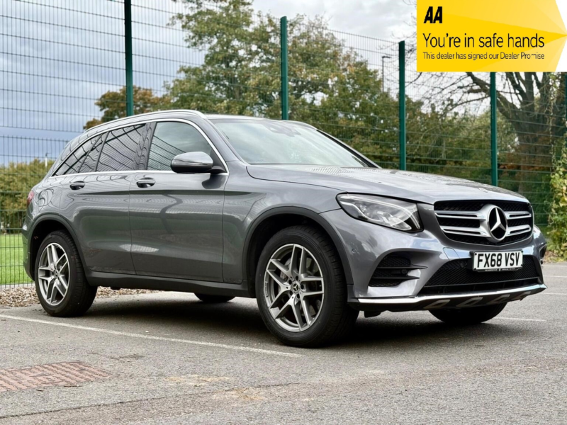 2018 Mercedes-Benz Glc 2.0 Glc250 Amg Line Petrol Auto G-Tronic+ 4matic Euro 6 (s/s) 5dr in Grey — image 1