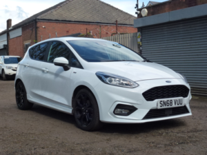 2018 Ford Fiesta 1.0t Ecoboost St-Line Hatchback 5dr Petrol Manual Euro 6 (s/s) (140 Ps) in White — image 2