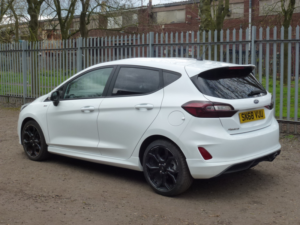 2018 Ford Fiesta 1.0t Ecoboost St-Line Hatchback 5dr Petrol Manual Euro 6 (s/s) (140 Ps) in White — image 3