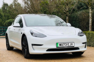 2023 Tesla Model 3 Long Range Auto Rwd 4dr in White — image 2