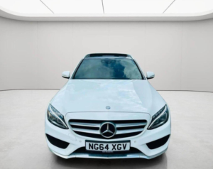 2014 Mercedes-Benz C Class 2.1 C220 Bluetec Amg Line G-Tronic+ Euro 6 (s/s) 5dr in White — image 2