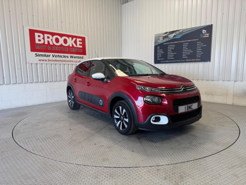 2020 Citroen C3 1.2 Puretech Flair Plus Euro 6 (s/s) 5dr in Red — image 1