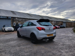 2016 Vauxhall Corsa 1.4i Ecoflex Sri Euro 6 3dr in Silver — image 4