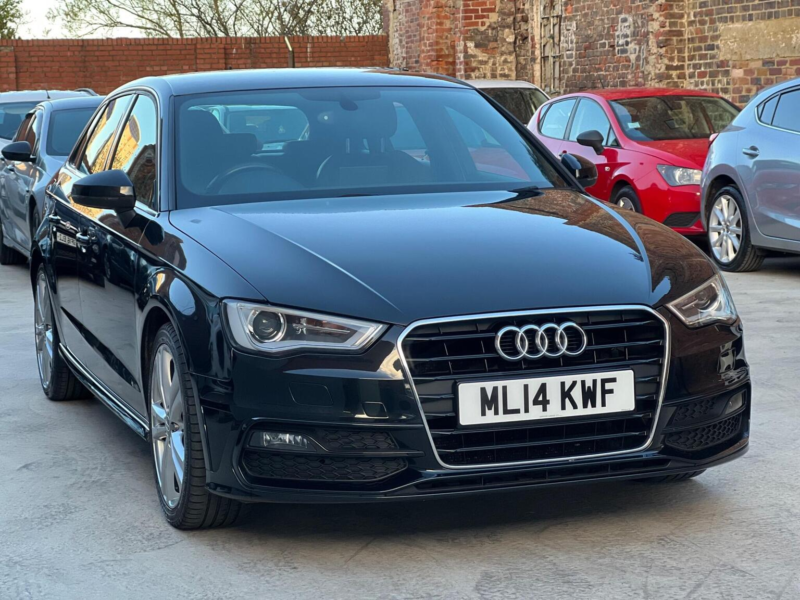 2014 Audi A3 1.6 Tdi S Line Sportback Euro 5 (s/s) 5dr in Black — image 1