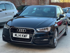 2014 Audi A3 1.6 Tdi S Line Sportback Euro 5 (s/s) 5dr in Black — image 3