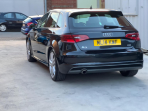 2014 Audi A3 1.6 Tdi S Line Sportback Euro 5 (s/s) 5dr in Black — image 4