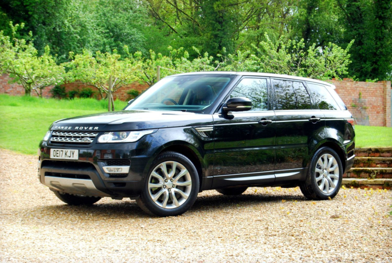 2017 Land Rover Range Rover Sport 3.0 Sdv6 Hse 4WD - Pan Roof, 20inch Alloys, Black Leather - 2 Owners - Fsh - 67,900 Miles - Black in Black — image 1