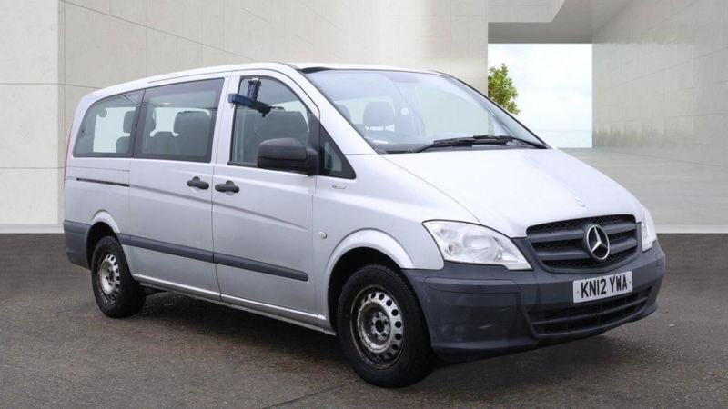 2012 Mercedes-Benz Vito 2.1 110 Cdi Blueefficiency Shuttle L1 5dr in Silver — image 1