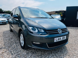 2014 Volkswagen Sharan 1.4 Tsi Bluemotion Tech Se DSG Euro 5 (s/s) 5dr in Grey — image 3
