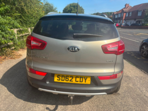 2012 Kia Sportage 2.0 Crdi Kx-3 SUV 5dr Diesel Manual AWD Euro 5 (134 Bhp) in Silver — image 4