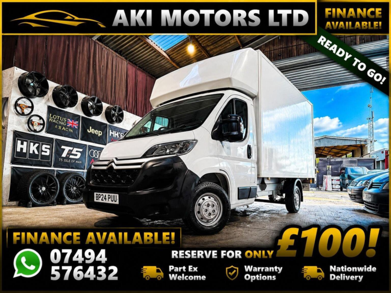 2024 Citroen Relay 2.2 Bluehdi 35 Enterprise Edition Ready To Run Luton L4 Euro 6 (s/s) 3dr in White — image 1