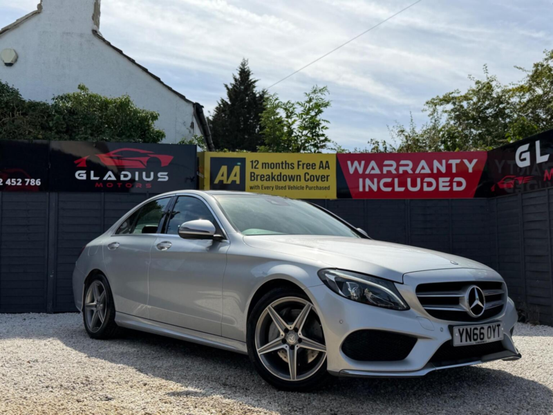 2016 Mercedes-Benz C Class 2.1 C250d Amg Line (premium Plus) 7g-Tronic+ Euro 6 (s/s) 4dr in Silver — image 1