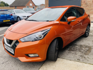 2020 Nissan Micra 1.0 Dig-T Acenta in Orange — image 3