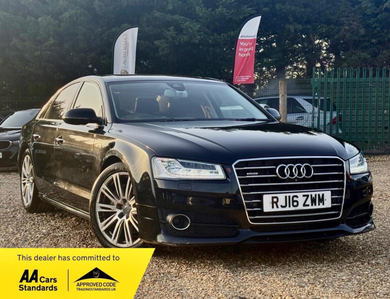 2016 Audi A8 3.0 Tdi V6 Sport Tiptronic Quattro Euro 6 (s/s) 4dr in Black — image 1