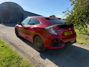 2020 Honda Civic 1.6 I-Dtec Sr Euro 6 (s/s) 5dr in Red — image 4