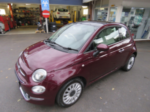 2018 Fiat 500 1.2 Lounge Euro 6 (s/s) 3dr in Red — image 3