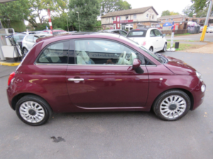 2018 Fiat 500 1.2 Lounge Euro 6 (s/s) 3dr in Red — image 5
