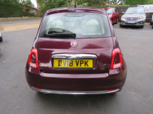2018 Fiat 500 1.2 Lounge Euro 6 (s/s) 3dr in Red — image 6
