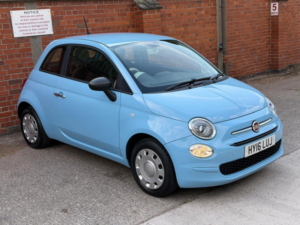 2016 Fiat 500 1.2 Pop Euro 6 (s/s) 3dr in Blue — image 2