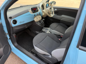 2016 Fiat 500 1.2 Pop Euro 6 (s/s) 3dr in Blue — image 4