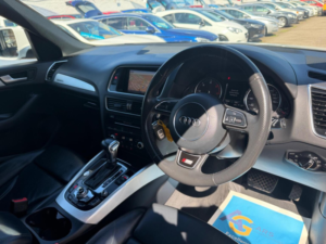 2014 Audi Q5 3.0 Tdi V6 S Line Plus S Tronic Quattro Euro 5 (s/s) 5dr in White — image 3