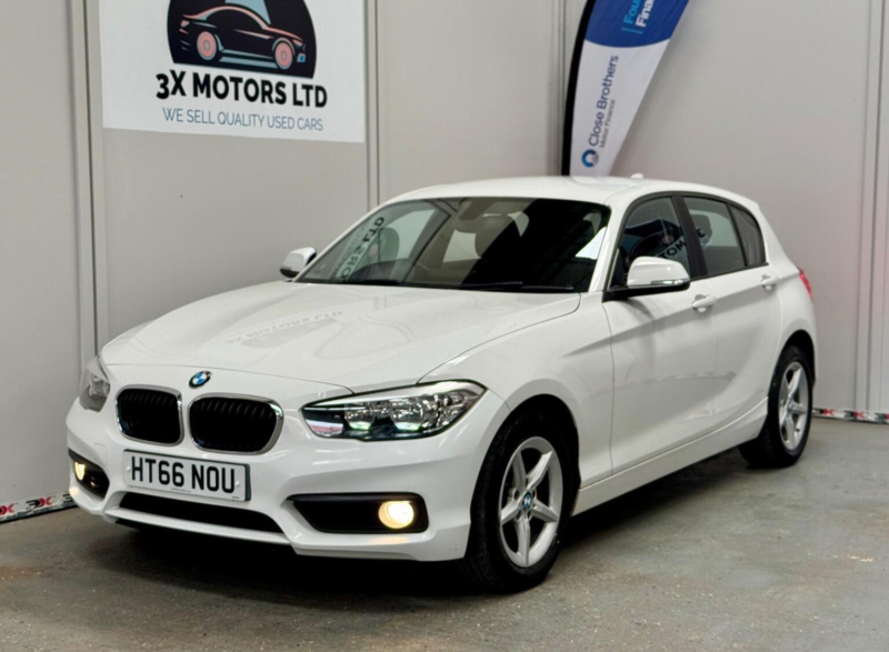2016 BMW 1 Series 2.0 118d Se Auto Euro 6 (s/s) 5dr in White — image 1