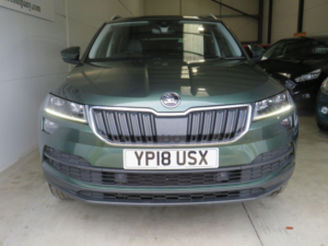 2018 Skoda Karoq 2.0 Tdi Edition DSG 4WD Euro 6 (s/s) 5dr in Green — image 3