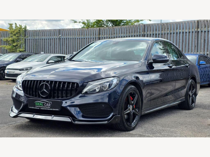2017 Mercedes-Benz C Class 2.1 C220d Amg Line G-Tronic+ Euro 6 (s/s) 4dr in Blue — image 1