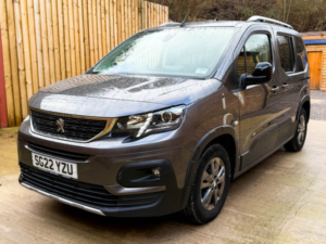 2022 Peugeot Rifter 3 SEAT Wheelchair Accessible Disabled Access Vehicle Wav in Grey — image 4
