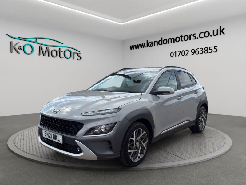 2021 Hyundai Kona 1.6 H-Gdi Premium Dct Euro 6 (s/s) 5dr in Grey — image 1