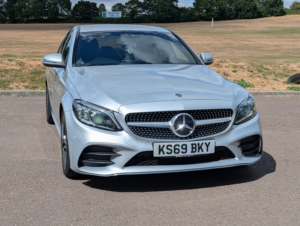2019 Mercedes C Class C 300 D Amg Line Premium in Silver — image 2