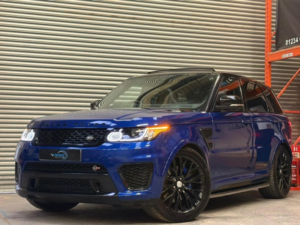 2017 Land Rover Range Rover Sport 5.0 V8 Svr Auto 4WD Euro 6 (s/s) 5dr in Blue — image 3