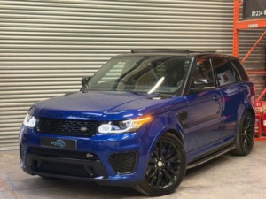 2017 Land Rover Range Rover Sport 5.0 V8 Svr Auto 4WD Euro 6 (s/s) 5dr in Blue — image 4