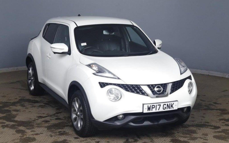 2017 Nissan Juke 1.6 Tekna Xtron Euro 6 5dr in White — image 1