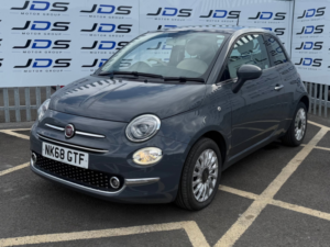 2018 Fiat 500 1.2 Lounge Hatchback 3dr Petrol Manual Euro 6 (s/s) (69 Bhp) in Grey — image 2