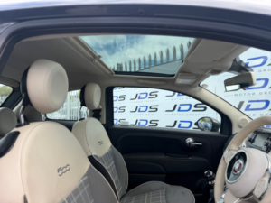2018 Fiat 500 1.2 Lounge Hatchback 3dr Petrol Manual Euro 6 (s/s) (69 Bhp) in Grey — image 3