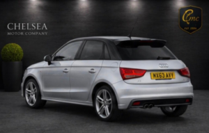 2013 Audi A1 1.4 Tfsi S Line Sportback S Tronic Euro 5 (s/s) 5dr in Silver — image 4